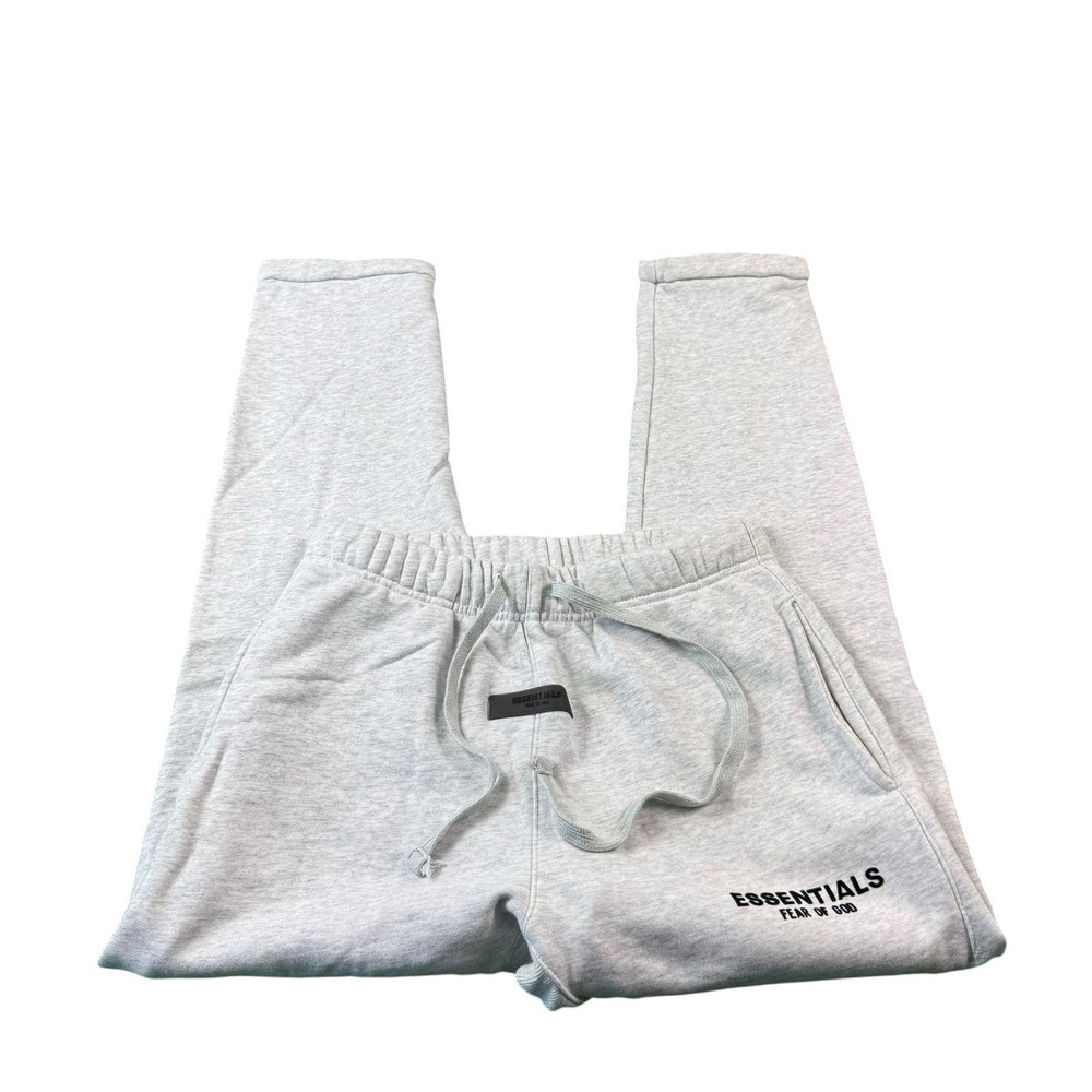 Essentials Fear Of God Light Gray Men's Cotton Blend Jogger Pant Size Medium